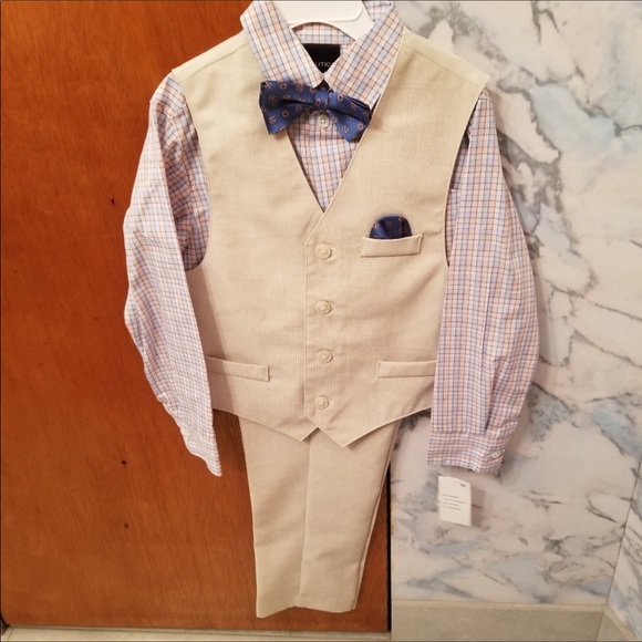 🆕 Nautica Boys 4 piece Vest Set - Picture 6 of 9